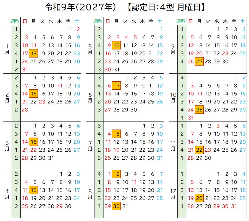 失業認定日「月曜日」ハローワーク出頭日一覧表【雇用保険基本手当・最新版】 3013 f4 失業認定日「月曜日」ハローワーク出頭日一覧表【雇用保険基本手当・最新版】 3013 f4
